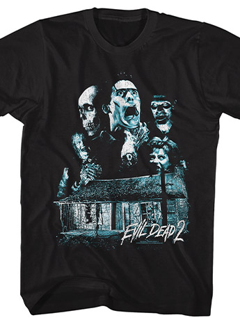 Evil Dead 2 Collage T-Shirt Gallery Image 2