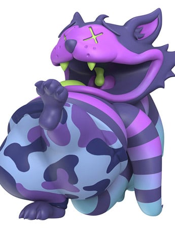 Droopy Cat (Trippy Edition) Limited Edition Vinyl Figure Gallery Image 2