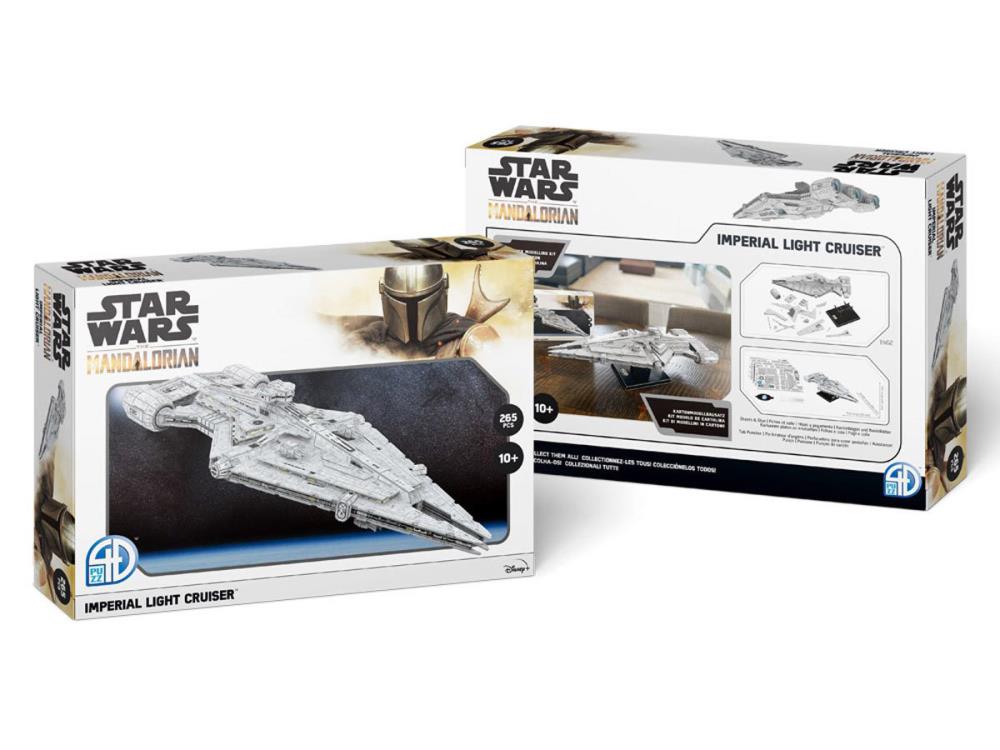 The Mandalorian Imperial Light Cruiser 265-Piece 3D Model Kit Gallery Image 8
