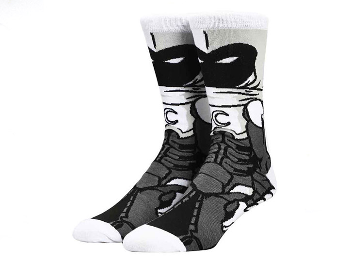 Marvel Moon Knight Animigos 360 Character Crew Socks Gallery Image 1