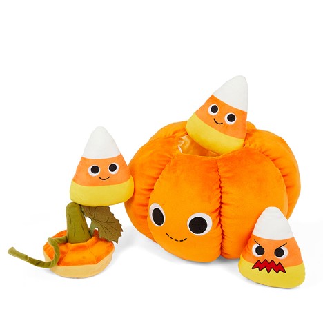 Yummy World Jack O'Lantern & Candy Corn Plush Gallery Image 13