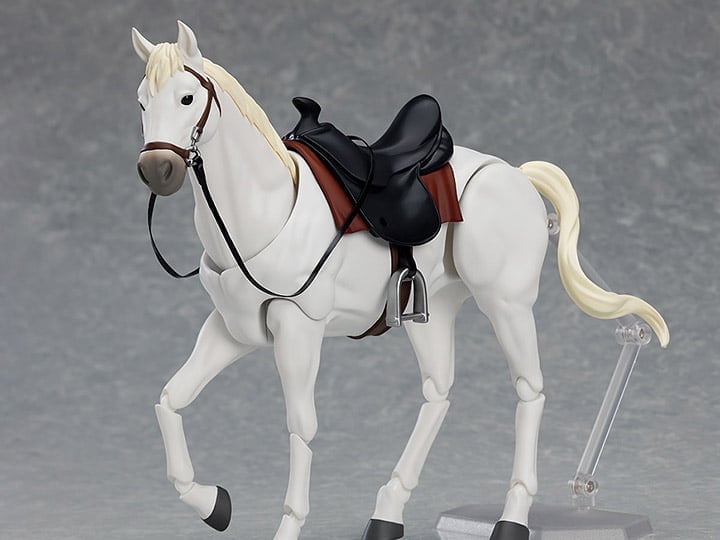 Figma　馬　version.2 　490b 490 figma No.490b Horse (White) Version 2.0 (Reissue)