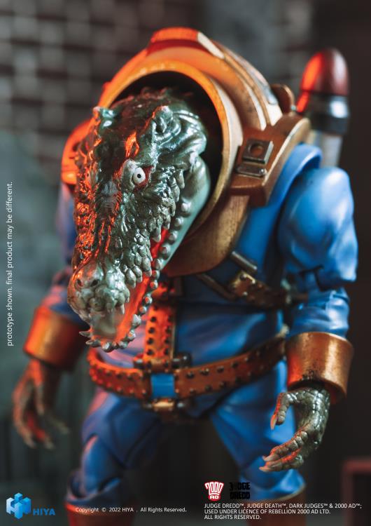 2000 AD Exquisite Mini Series Judge Dredd Klegg Mercenary 1:18 Scale PX Previews Exclusive Figure Gallery Image 7