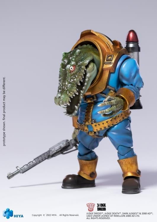 2000 AD Exquisite Mini Series Judge Dredd Klegg Mercenary 1:18 Scale PX Previews Exclusive Figure Gallery Image 8