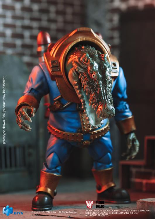2000 AD Exquisite Mini Series Judge Dredd Klegg Mercenary 1:18 Scale PX Previews Exclusive Figure Gallery Image 3