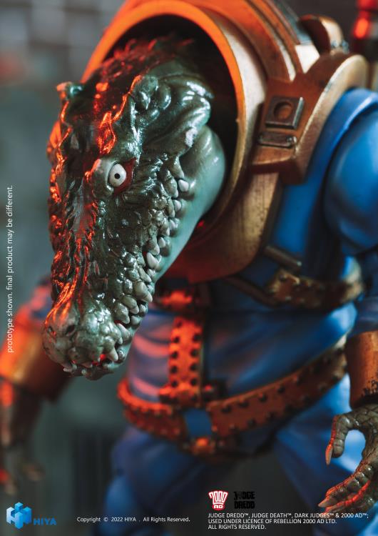2000 AD Exquisite Mini Series Judge Dredd Klegg Mercenary 1:18 Scale PX Previews Exclusive Figure Gallery Image 5