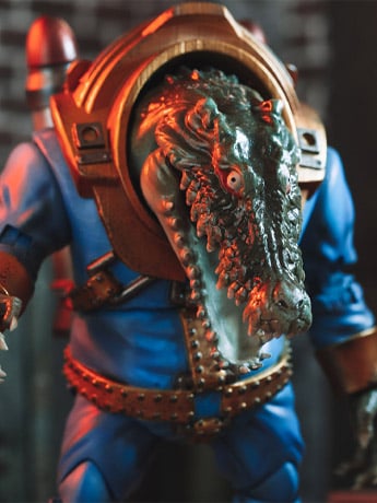 2000 AD Exquisite Mini Series Judge Dredd Klegg Mercenary 1:18 Scale PX Previews Exclusive Figure Gallery Image 2