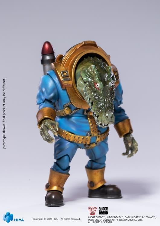 2000 AD Exquisite Mini Series Judge Dredd Klegg Mercenary 1:18 Scale PX Previews Exclusive Figure Gallery Image 9