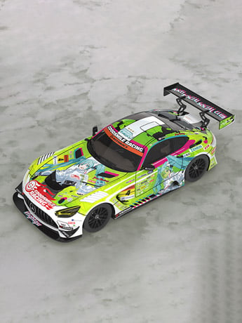Good Smile Racing Hatsune Miku 1/64 Scale AMG (2022 Season Opening Ver.) Gallery Image 2