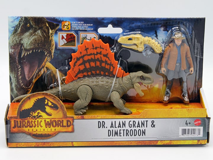 Jurassic World: Dominion Dr. Alan Grant & Dimetrodon Two-Pack Gallery Image 1