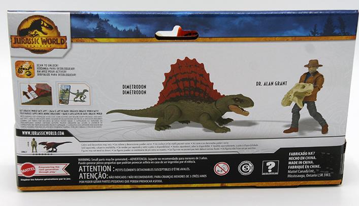 Jurassic World: Dominion Dr. Alan Grant & Dimetrodon Two-Pack Gallery Image 3