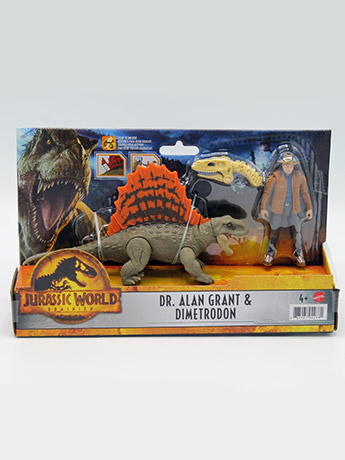 Jurassic World: Dominion Dr. Alan Grant & Dimetrodon Two-Pack Gallery Image 2