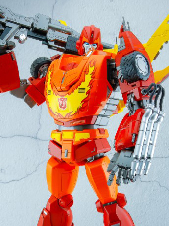 Transformers UltimetalS Rodimus Prime (Hot Rod) Figure Gallery Image 2
