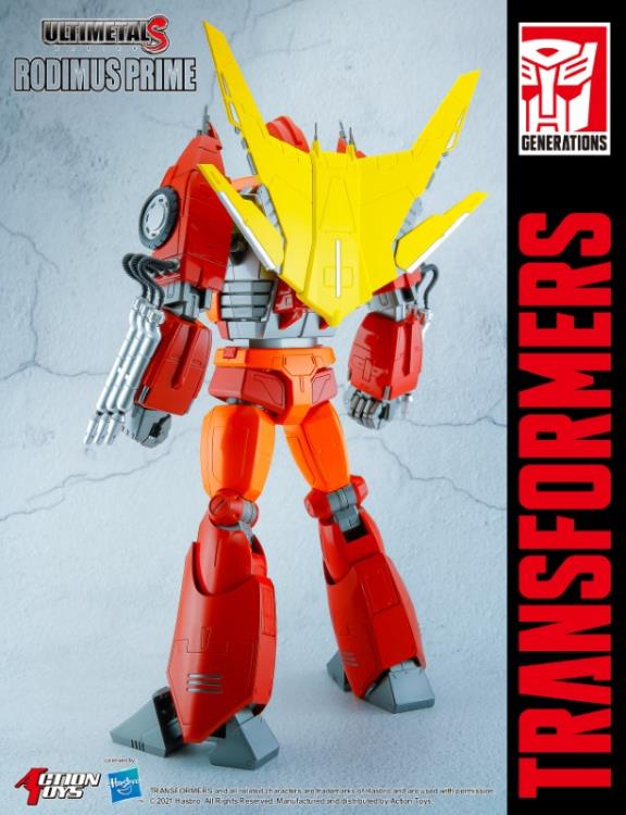 Transformers UltimetalS Rodimus Prime (Hot Rod) Figure Gallery Image 6