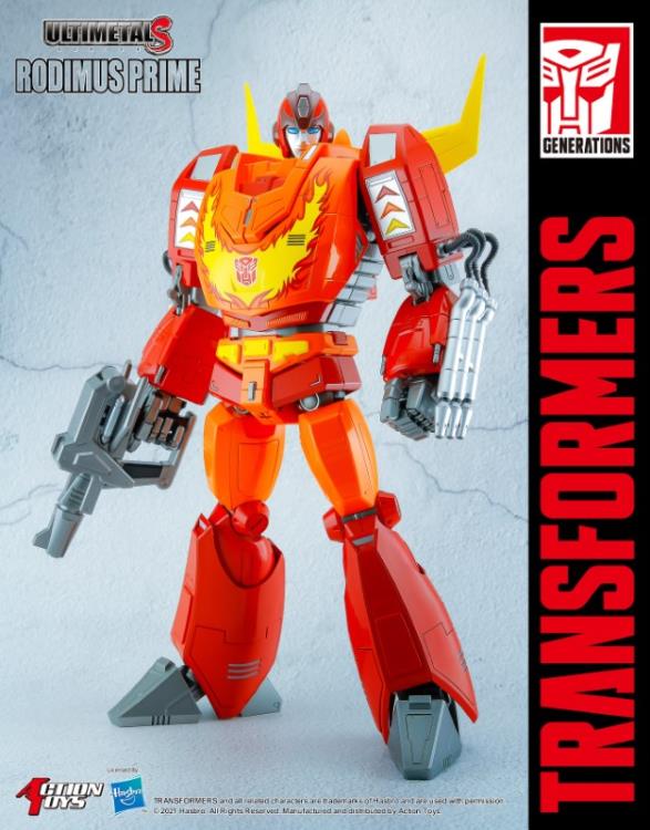 Transformers UltimetalS Rodimus Prime (Hot Rod) Figure Gallery Image 3