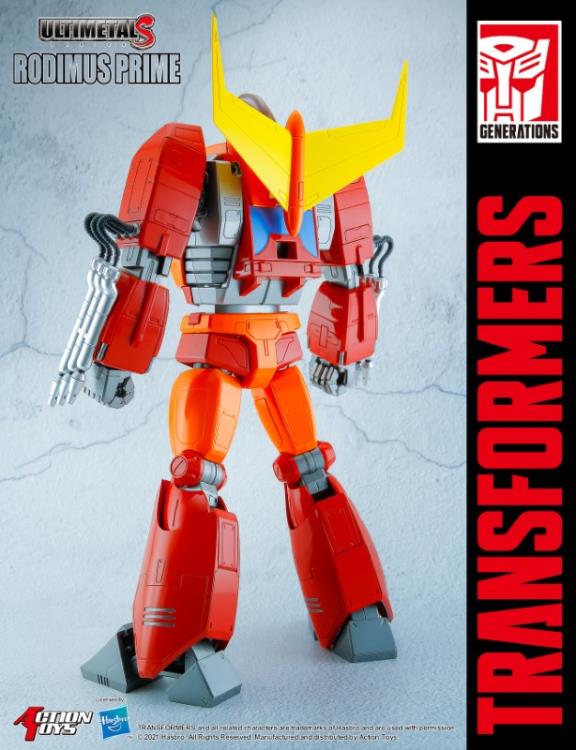 Transformers UltimetalS Rodimus Prime (Hot Rod) Figure Gallery Image 5