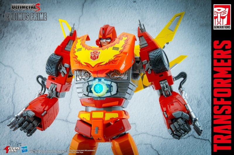 Transformers UltimetalS Rodimus Prime (Hot Rod) Figure Gallery Image 11