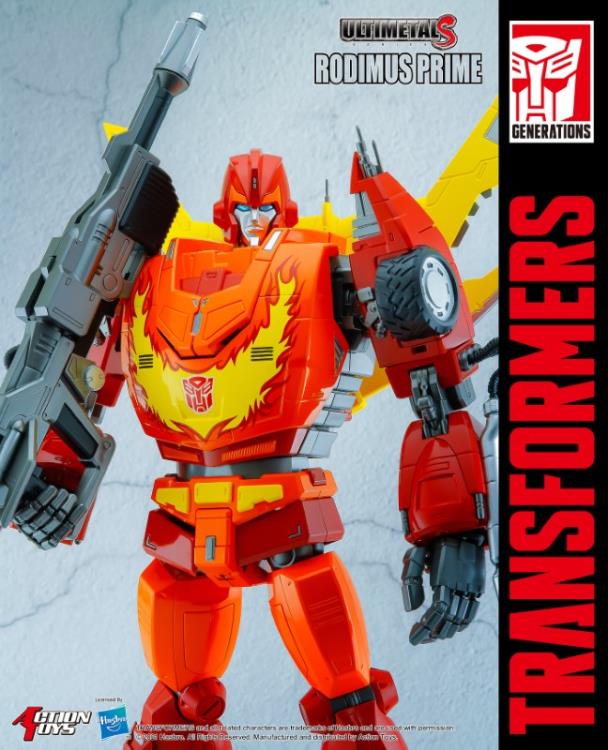 Transformers UltimetalS Rodimus Prime (Hot Rod) Figure Gallery Image 13