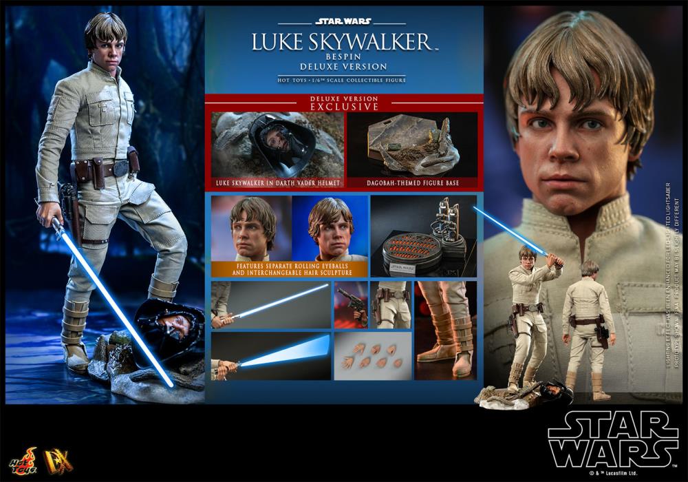 Star Wars: The Empire Strikes Back DX25 Luke Skywalker (Bespin) Deluxe 1/6th Scale Collectible Figure Gallery Image 20