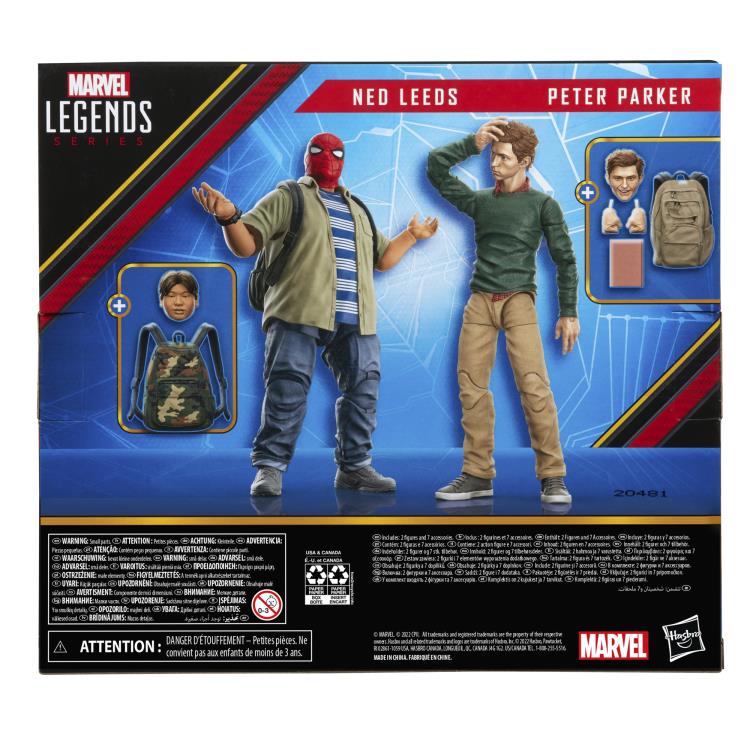 Spider-Man: Homecoming Marvel Legends Peter Parker & Ned Leeds Action Figure Two-Pack Gallery Image 16