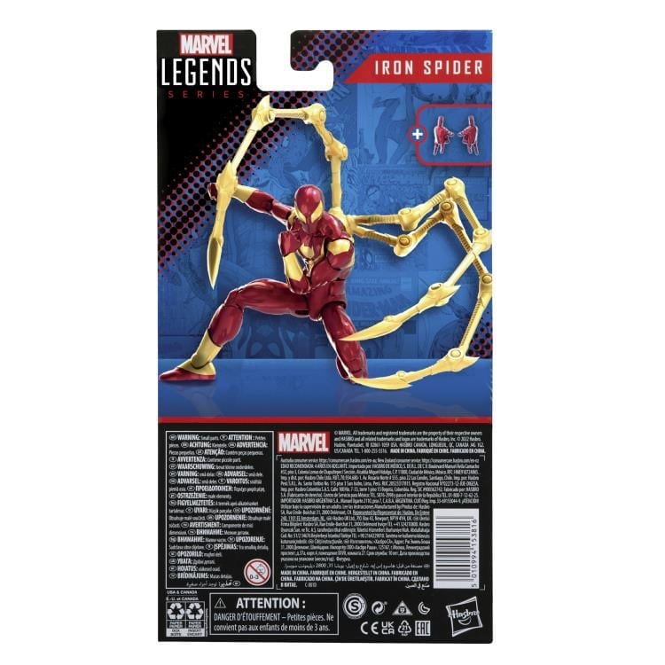 Spider-Man Marvel Legends Iron Spider Action Figure Gallery Image 9