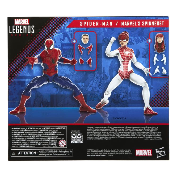 The Amazing Spider-Man Marvel Legends Spider-Man & Spinneret