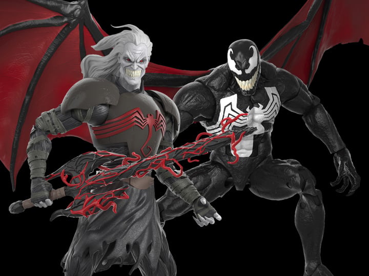 King in Black Marvel Legends Marvel's Knull & Venom Action Figure Two-Pack Gallery Image 1