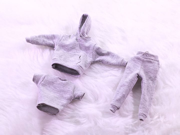 Wei Garment (Gray) 1/12 Scale Outfit Set Gallery Image 1