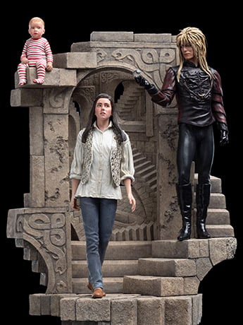 Labyrinth Jareth and Sarah in the Illusionary Maze Statue Gallery Image 2