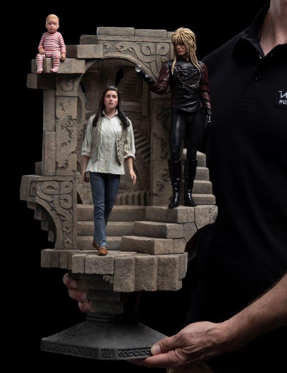 Labyrinth Jareth and Sarah in the Illusionary Maze Statue Gallery Image 14