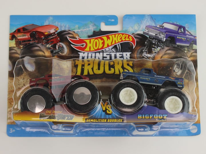 Hot Wheels Monster Trucks Demolition Doubles Wave 3 Set of 4 Two-Packs Gallery Image 3