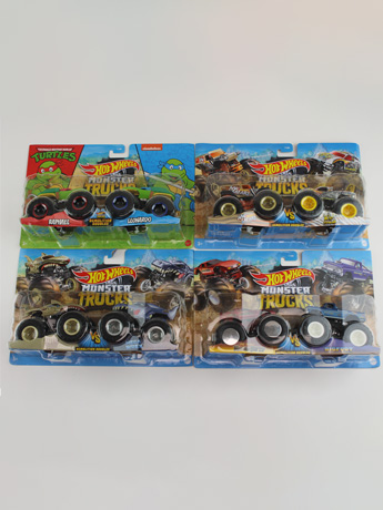 Hot Wheels Monster Trucks Demolition Doubles Wave 3 Set of 4 Two-Packs Gallery Image 2