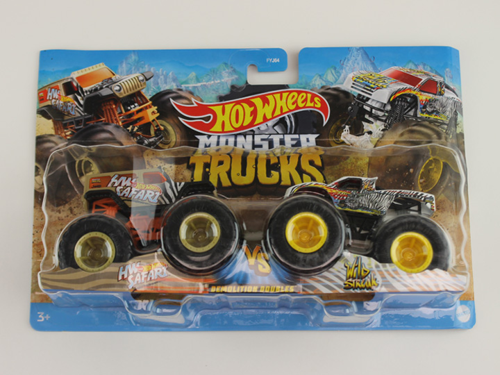 Hot Wheels Monster Trucks Demolition Doubles Wave 3 Set of 4 Two-Packs Gallery Image 5