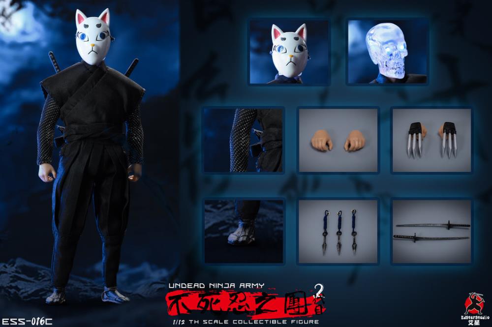 Undead Ninja Army 2 Shadow Ninja 1/12 Scale Figure Gallery Image 11