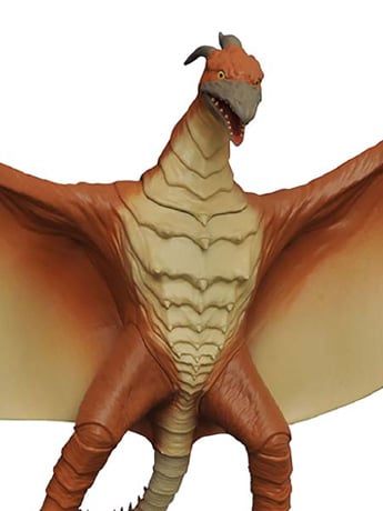 レア★ゴジラvsラドンinNew york★アメトイGODZILLA RODAN Godzilla vs. Mechagodzilla II Rodan Vinyl Figural Bank
