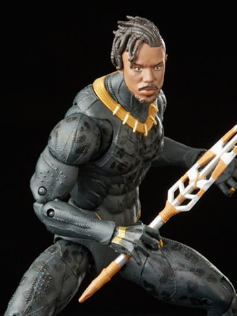 Black Panther Marvel Legends Legacy Collection Erik Killmonger Action Figure Gallery Image 2