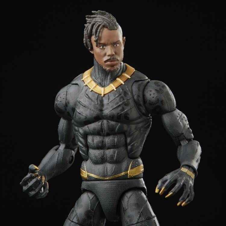 Black Panther Marvel Legends Legacy Collection Erik Killmonger Action Figure Gallery Image 6