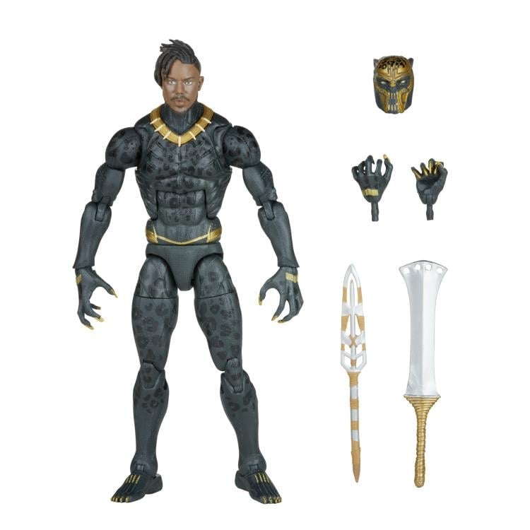 Black Panther Marvel Legends Legacy Collection Erik Killmonger Action Figure Gallery Image 8