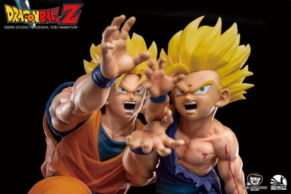 Dragon Ball Z Goku & Gohan vs. Cell 1/6 Scale Limited Edition Statue Gallery Image 7