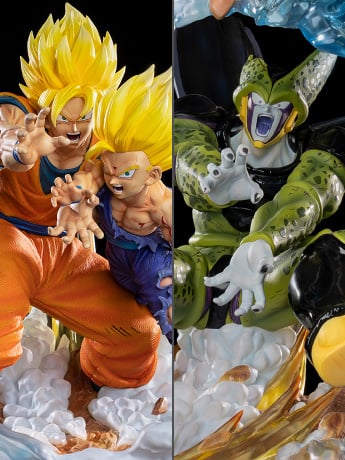 Dragon Ball Z Goku & Gohan vs. Cell 1/6 Scale Limited Edition Statue Gallery Image 2