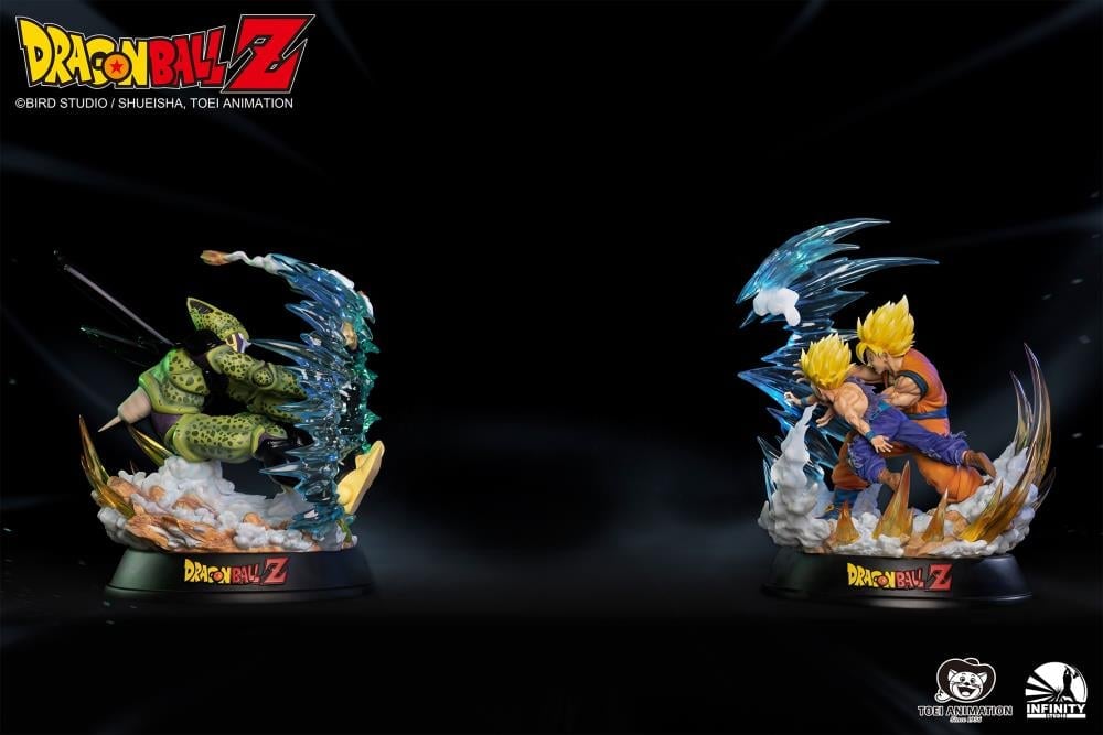 Dragon Ball Z Goku & Gohan vs. Cell 1/6 Scale Limited Edition Statue Gallery Image 25