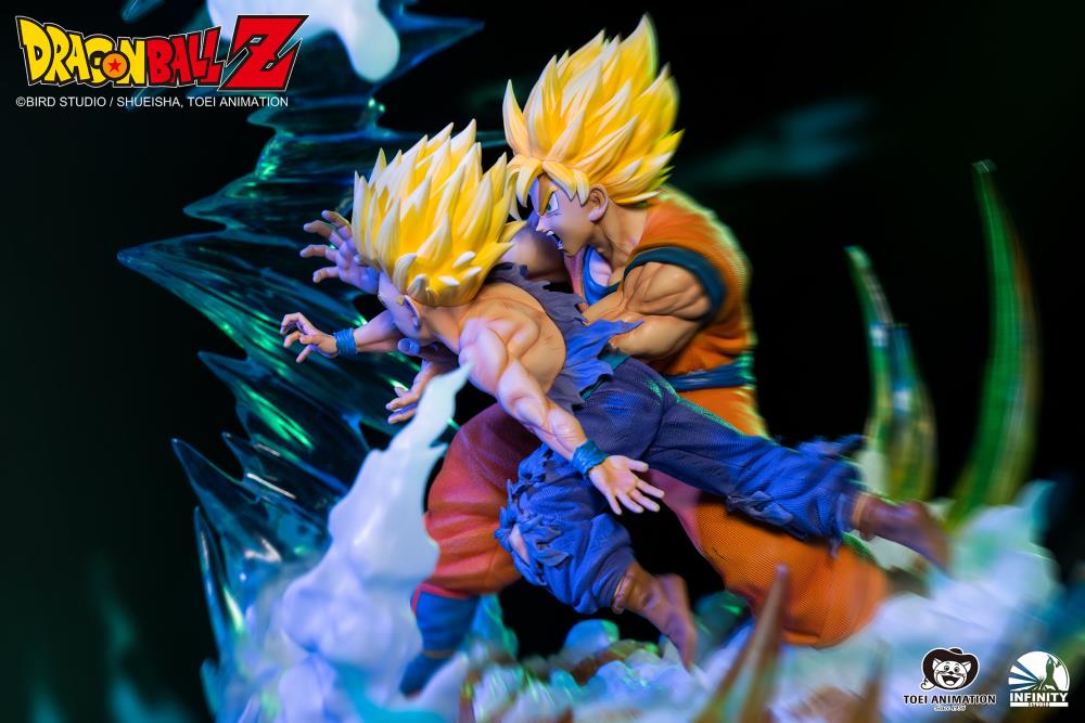 Dragon Ball Z Goku & Gohan vs. Cell 1/6 Scale Limited Edition Statue Gallery Image 12