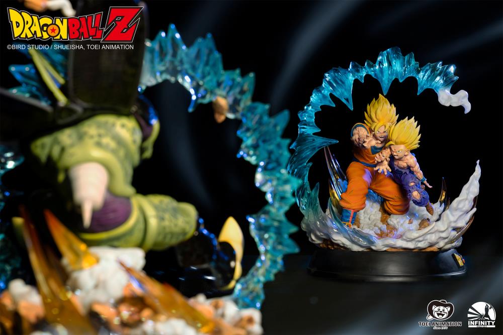 Dragon Ball Z Goku & Gohan vs. Cell 1/6 Scale Limited Edition Statue Gallery Image 22