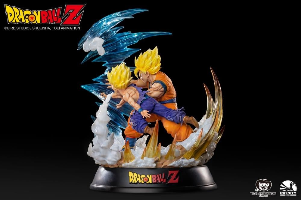 Dragon Ball Z Goku & Gohan vs. Cell 1/6 Scale Limited Edition Statue Gallery Image 4