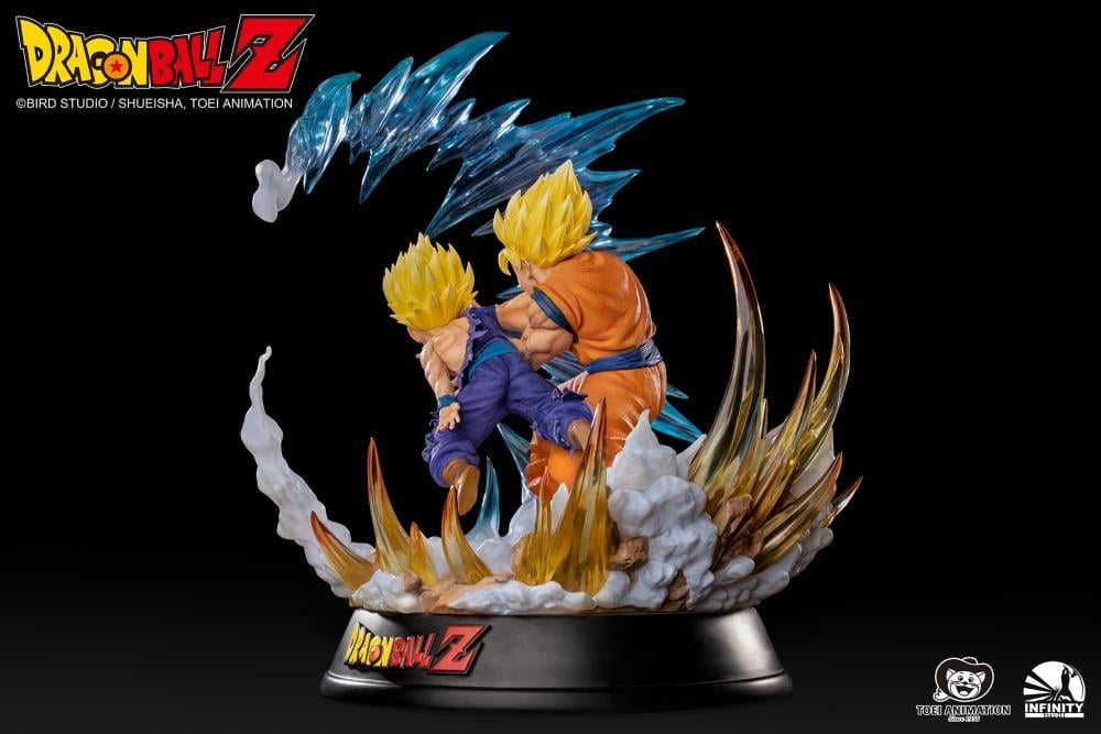 Dragon Ball Z Goku & Gohan vs. Cell 1/6 Scale Limited Edition Statue Gallery Image 5
