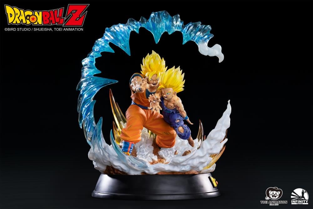 Dragon Ball Z Goku & Gohan vs. Cell 1/6 Scale Limited Edition Statue Gallery Image 3