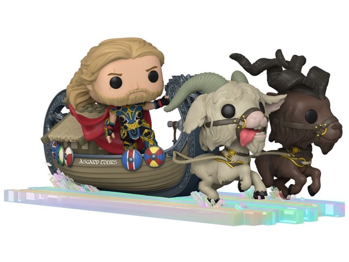 Pop! Rides Deluxe: Thor: Love and Thunder - Goat Boat with Thor, Toothgnasher & Toothgrinder Gallery Image 1
