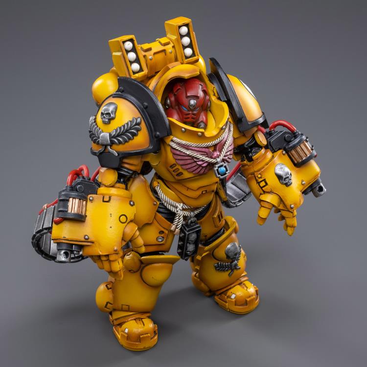 Warhammer 40K Imperial Fists Aggressor Brother Sergeant Lycias 1/18 Scale Figure Gallery Image 7