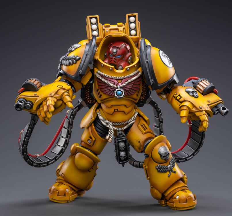 Warhammer 40K Imperial Fists Aggressor Brother Sergeant Lycias 1/18 Scale Figure Gallery Image 4