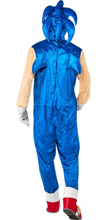 Sonic The Hedgehog Adult Deluxe Sonic Costume Gallery Image 6